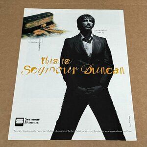 Lyle Workman of Beck - SEYMOUR DUNCAN PICKUPS - 2000 Print Ad